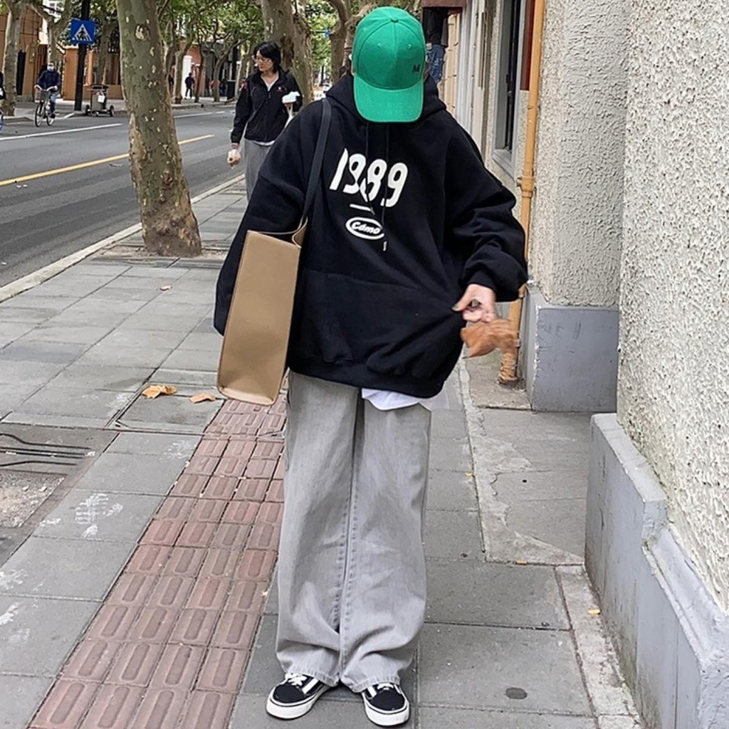 Áo Hoodie 1989 forever MADIYLIN Essential khoác Nỉ Bông có mũ form rộng basic tay dài dày dặn cặp đôi nam nữ unisex Aomi