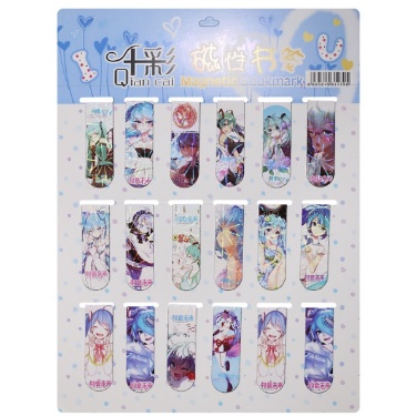 Combo 9 Bookmark Nam Châm Đánh Dấu Sách - Anime (Mẫu Ngẫu Nhiên)