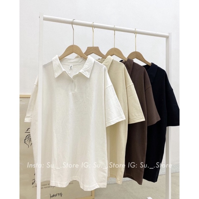 Áo Polo trơn basic chất cotton siêu đẹp (hàng loại 1)