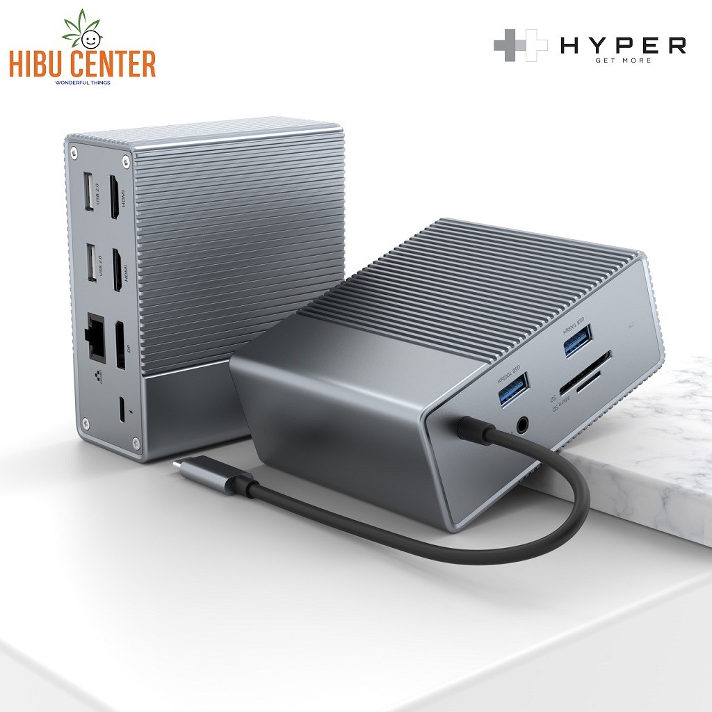 [USB-C HUB GEN2] Cổng Chuyển HYPERDRIVE GEN2 12-IN-1 For Macbook, Ipad Pro 2018-2020, PC &amp; Devices (G212). CHÍNH HÃNG