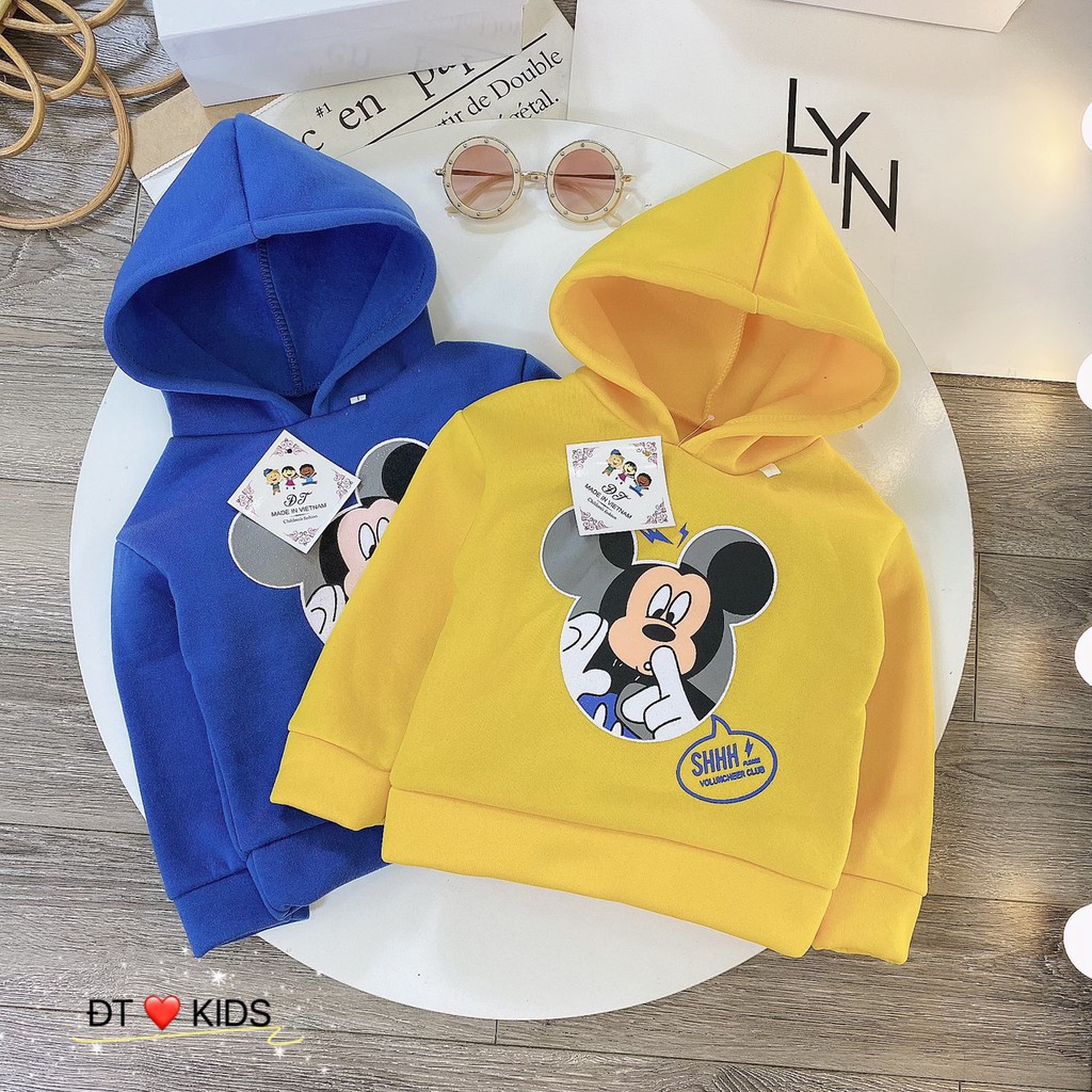 Áo nỉ bông mickey SHHH! cho bé