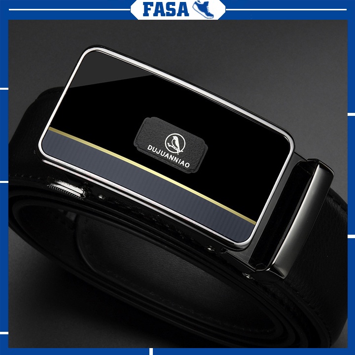 Thắt lưng da nam khoá tự động sang trọng lịch lãm FASA STORE, Dây lưng nam thời trang mặt khoá vuông 3 mẫu trending 2022