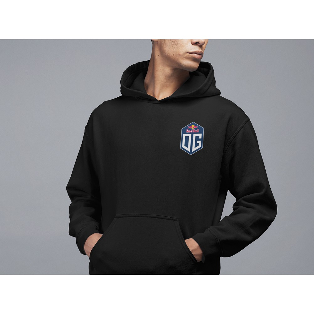 Áo hoodie chui đầu in logo team Esport