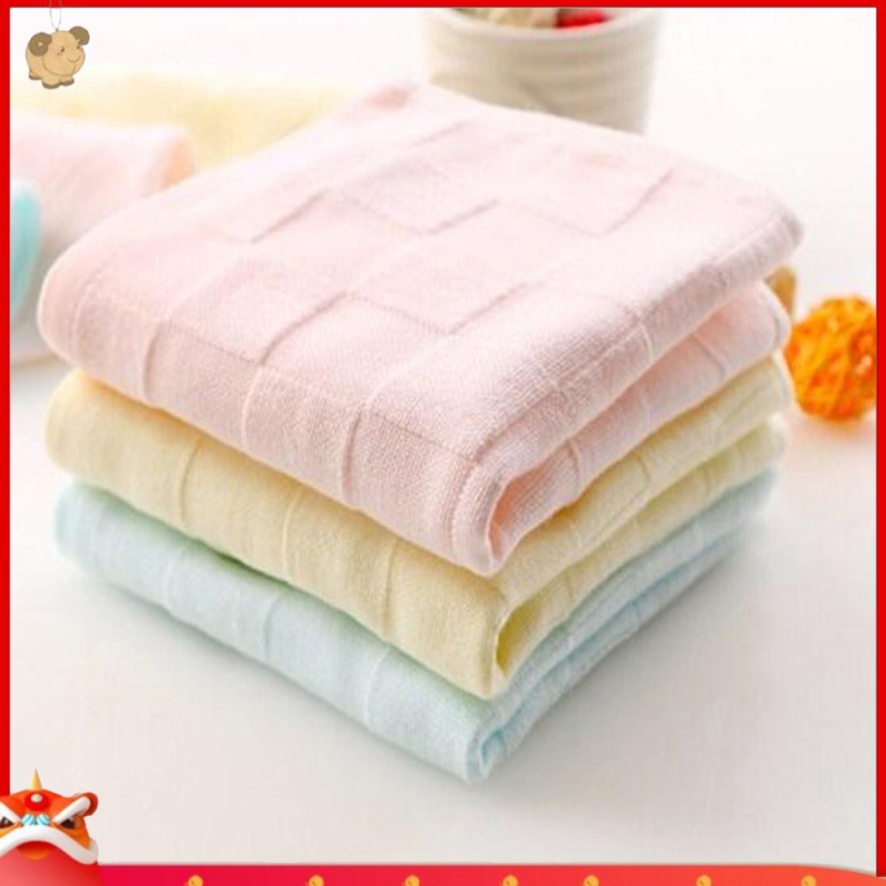 Khăn Tắm Bằng Cotton Mềm Mại 30cm Thấm Hút Tốt Độc Đáo Cho Bé