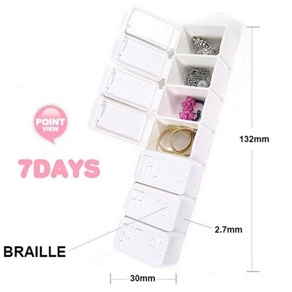 Hộp Đựng Thuốc 7 Ngày Bằng Nhựa Tiện Dụng Chất Lượng Cao Ốp