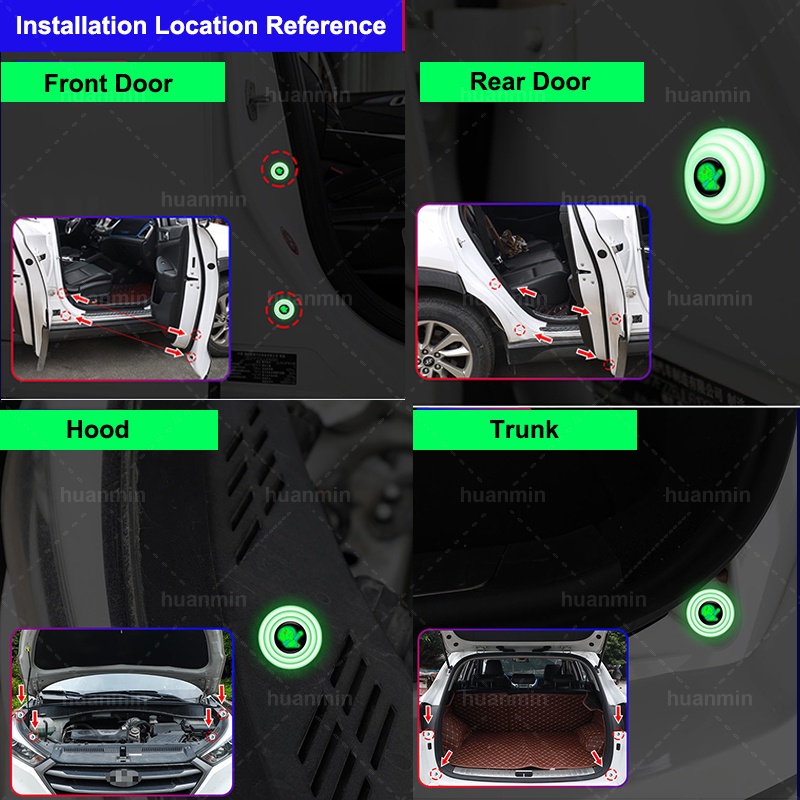 Miếng Dán Phản Quang Cách Âm Chống Sốc Cho Cửa Xe Hơi Mitsubishi Outlander Xpander Mirage Lancer GALANT