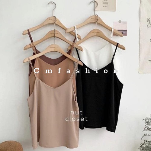 Áo 2 dây basic vintage siêu hot 2020 freesize nhiều màu( kèm ảnh thật ) - CM Shop