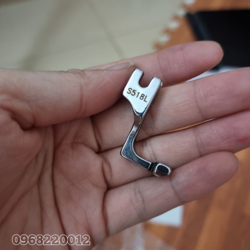 Chân vịt tra khóa giọt lệ S518L dòng máy may công nghiệp 1 kim
