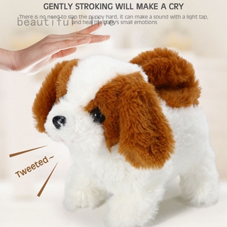 Đồ Chơi Chú Chó Bông Teddy Thông Minh Có Thể Đi Bằng Điện Dành Cho Trẻ Em