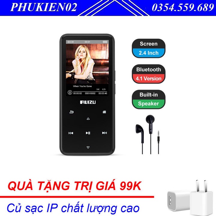 (Quà tặng 99k) Máy nghe nhạc Ruizu D10