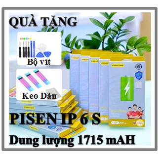 Pin iPhone 6S - Chất lượng cao - Chính hãng Pisen [ BH 12T TOÀN QUỐC]
