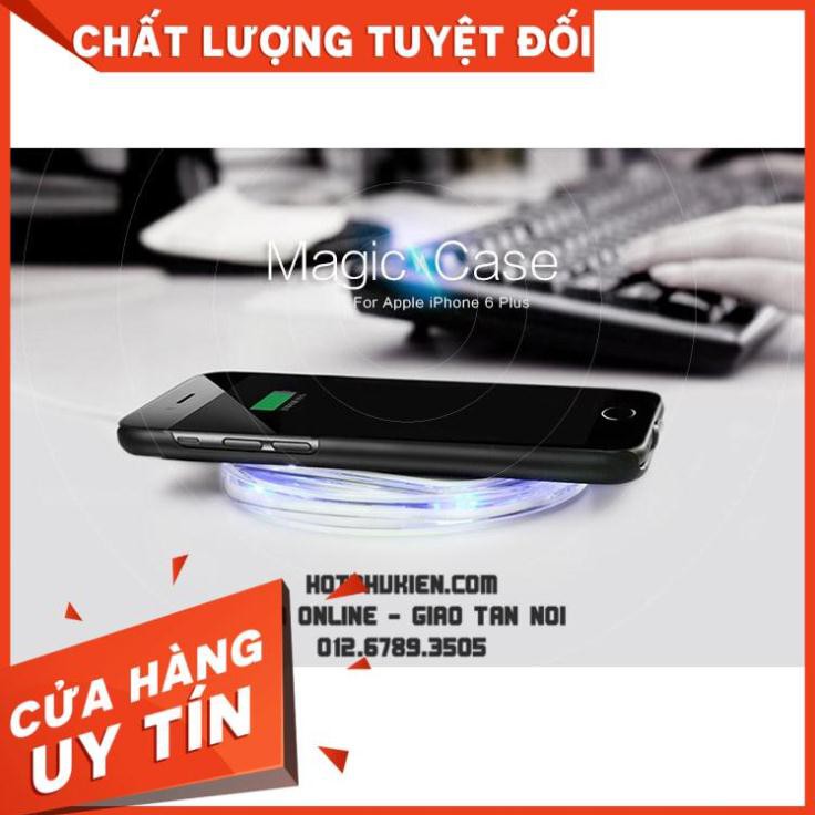 Ốp lưng cho IPhone 6 / 6S hỗ trợ sạc không dây (Đen)