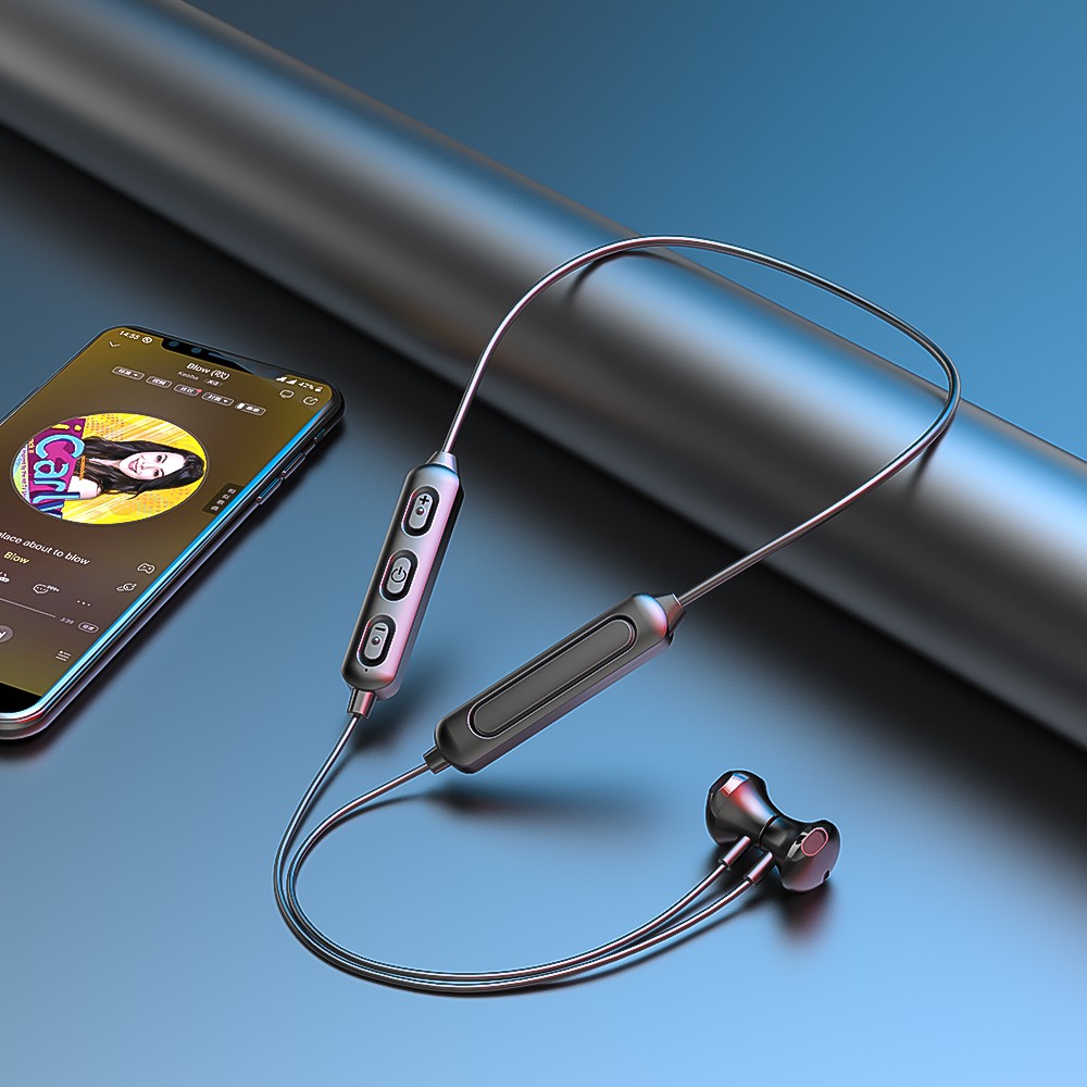 Tai Nghe Bluetooth 5.0 Bt95 Chống Thấm Nước Có Dây Đeo Cổ Tích Hợp Nam Châm Tiện Dụng | BigBuy360 - bigbuy360.vn