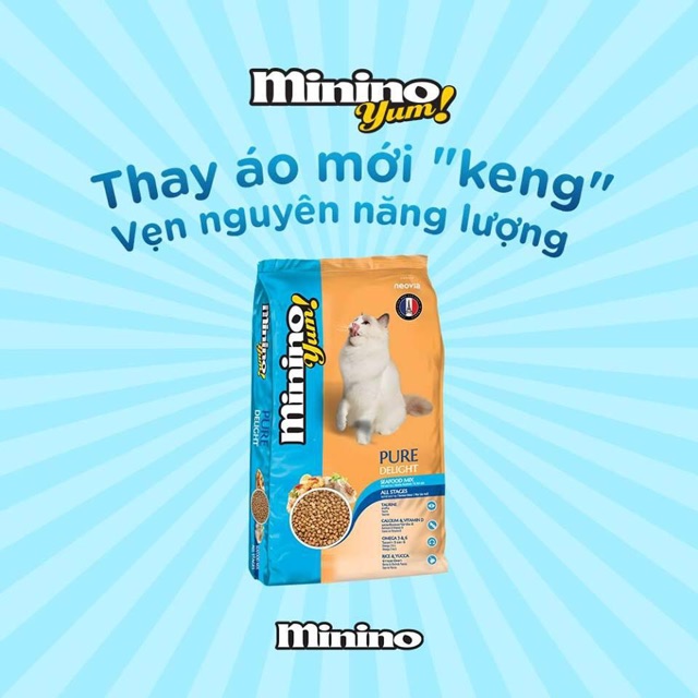 Minino Yum 350gr - Thức ăn cho mèo vị hải sản