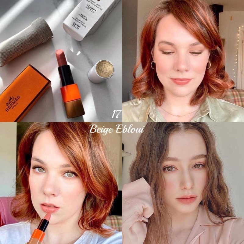 Son hermes chính hãng, Son Hermès Rouge Matte và Satin Lipstick