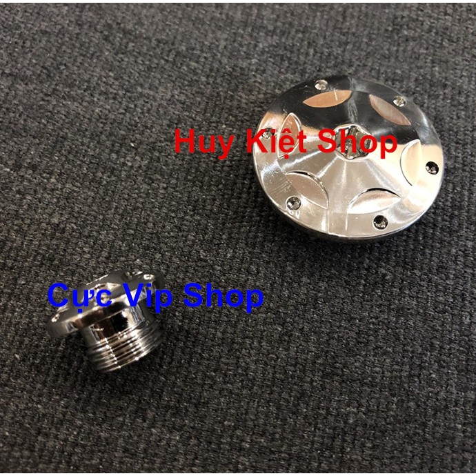 Bộ Nắp Đề Hoa Tuyết Inox Xi Titan, Xi Vàng, Xi Trắng Cho YAMAHA MS2302