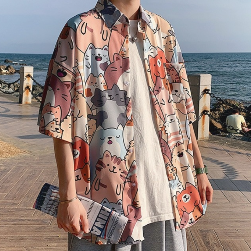 Áo Sơ Mi Tay Ngắn Thời Trang Cho Nam Và Nữ