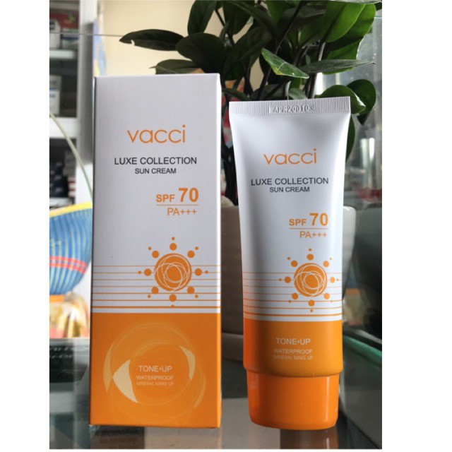 Kem Chống Nắng Vacci - Sun Cream VACCI (SPF 70PA+++ 70ml)