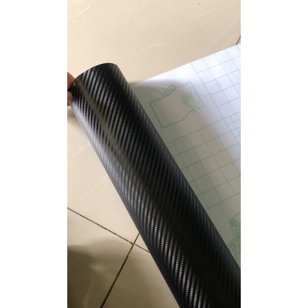 10 mét Decal  carbon nhám đen khổ 60x 10 mét