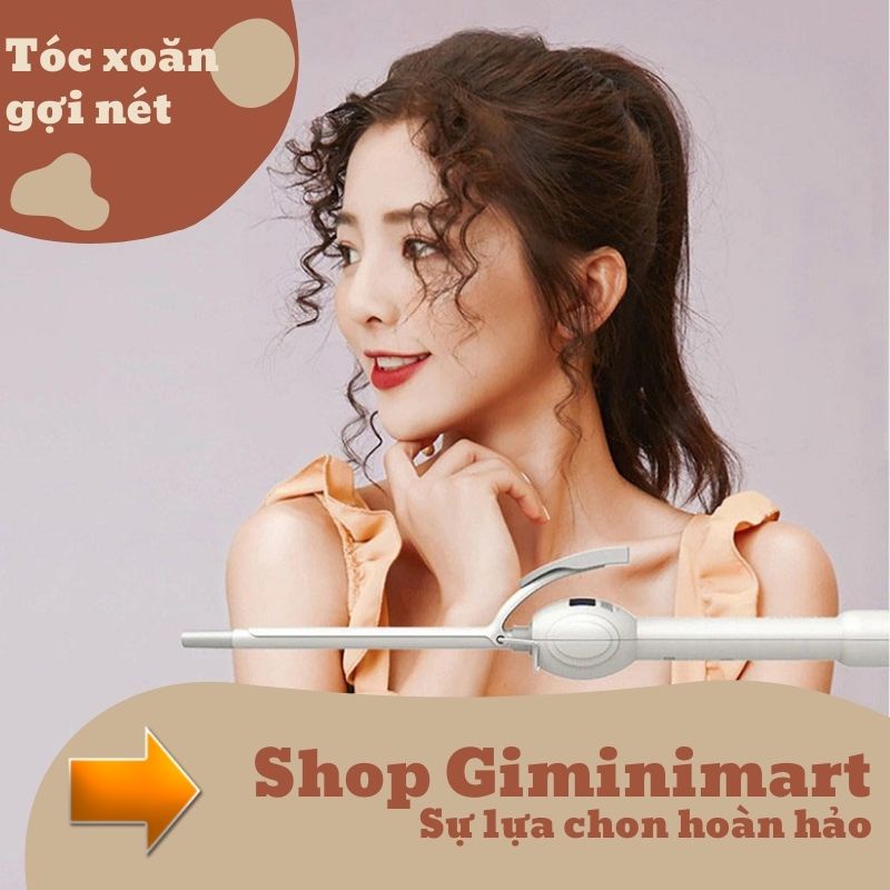 Máy làm xoăn mini, tạo kiểu tóc xoăn theo ý thích. Với các kích thước máy 9mm ,13mm, 16mm,19mm phù hợp cho cả nam và nữ
