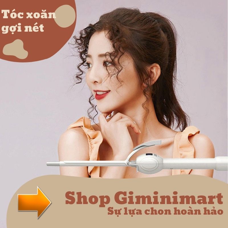 Máy làm xoăn mini, tạo kiểu tóc xoăn theo ý thích. Với các kích thước máy 13mm, 16mm,19mm phù hợp cho cả nam và nữ