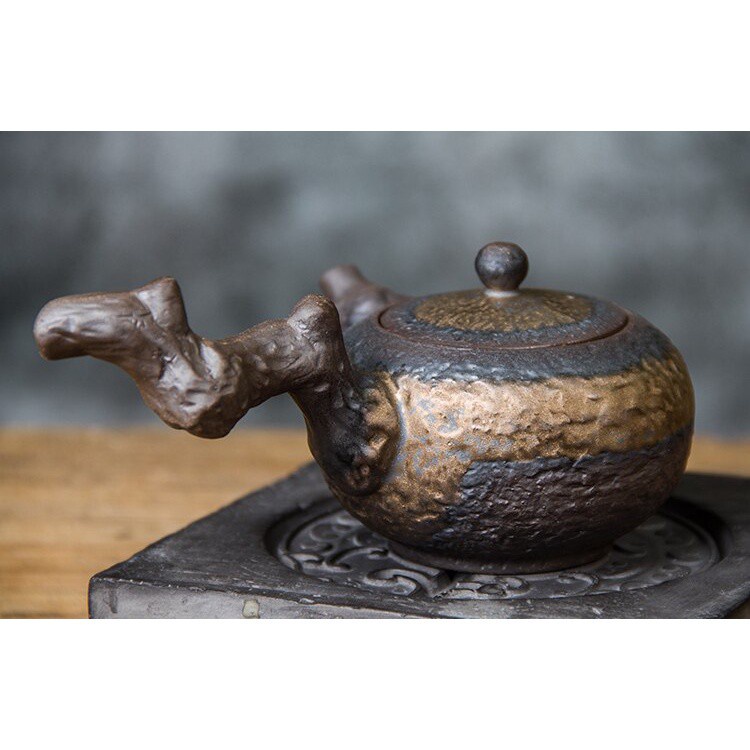 Gỗ Chết Bên Nồi Gốm Ấm Trà Hộ Gia Đình Nhật Bản Đồ Đá Duy Nhất Văn Phòng Trà Phù Hợp Với Bộ Trà Kung Fu220ml