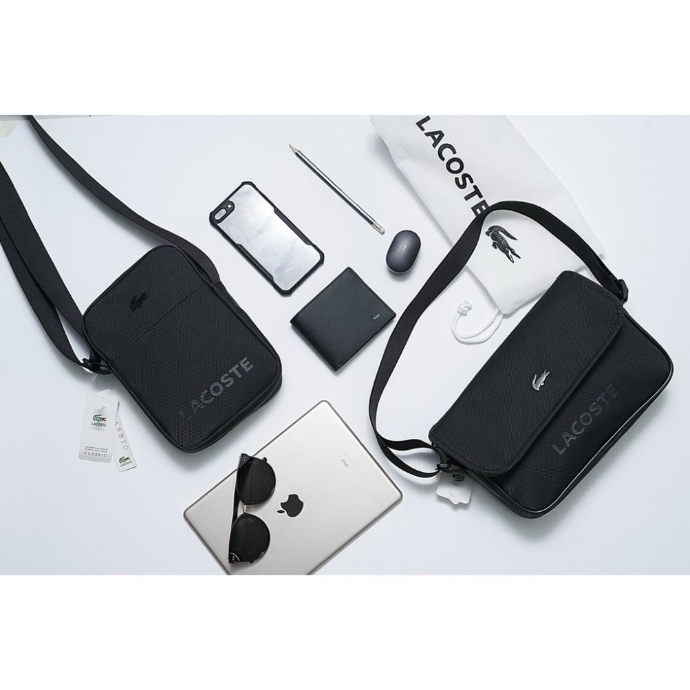 Túi đeo chéo nam LACOST Sample Classic Vertical Bag chất liệu chống nước [tlc00010]