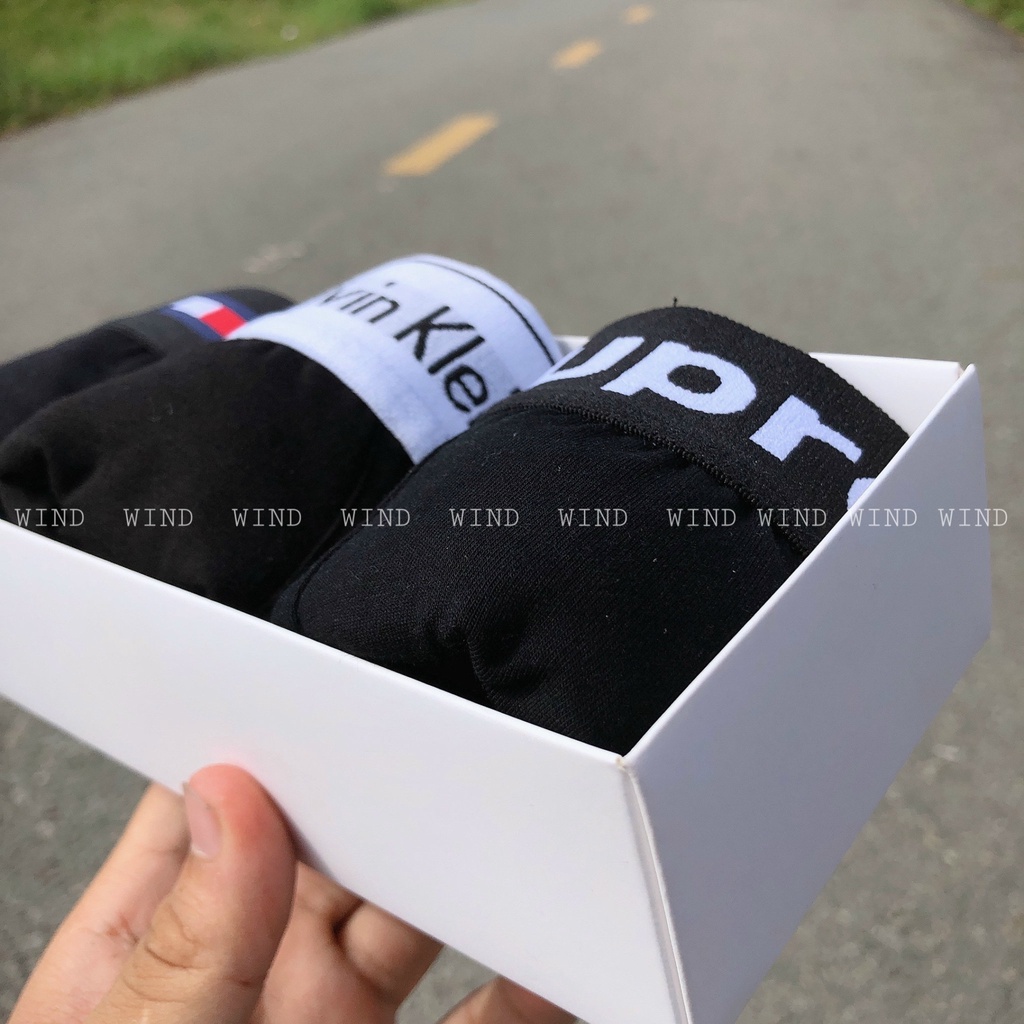 Combo 3 quần lót nam sịp đùi cotton cao cấp chất cotton kháng khuẩn TIEM CTS