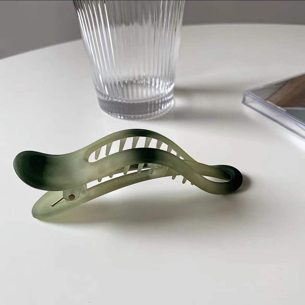 Kẹp Tóc Dạng Mỏ Vịt Bằng Acrylic Nhám Kiểu Hàn Quốc Thời Trang Dành Cho Nữ