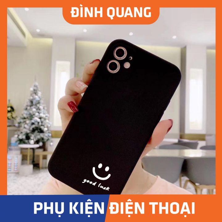 Ốp Lưng Iphone Mặt Cười Luck 6Plus/6Splus/7/7Plus/8/8Plus/X/Xr/Xs/11/12/Pro/Max/Plus/Promax - Đq Store