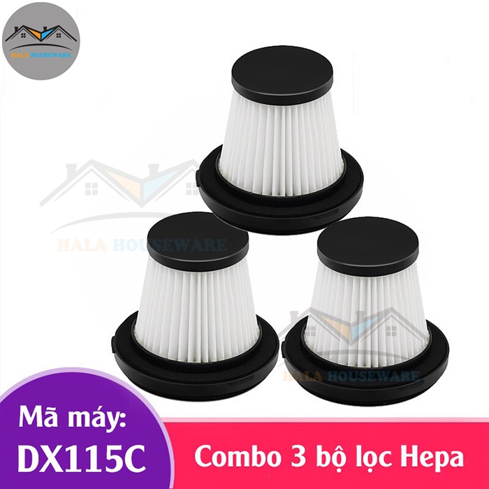 Lõi Lọc HEPA Cao Cấp Thay Thế Dành Cho Máy Hút Bụi Dreema DX115C