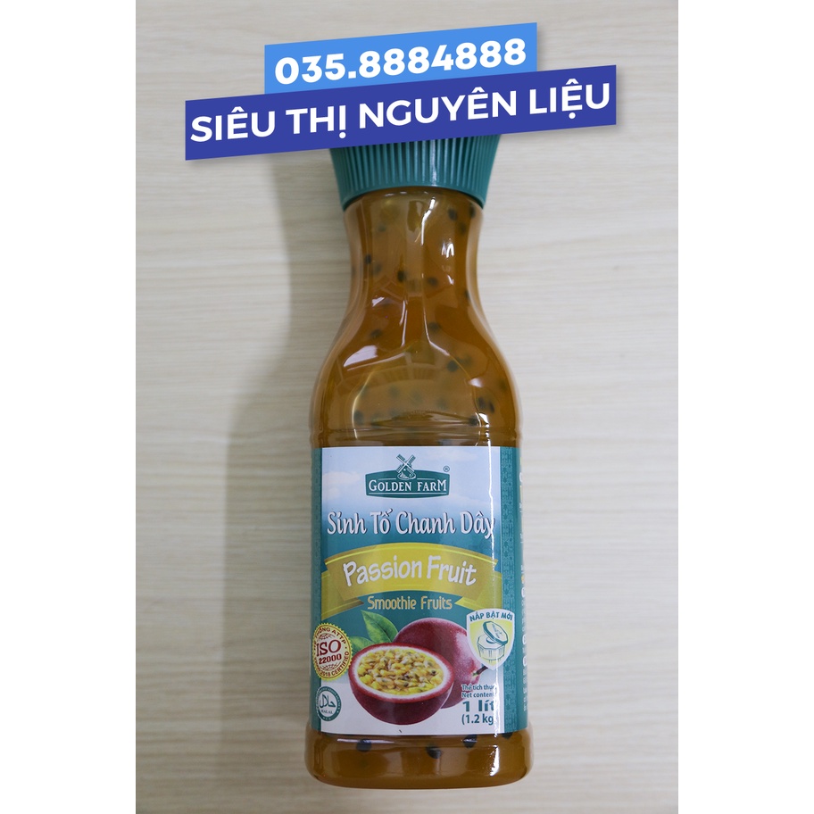 Sinh tố Golden Farm Chanh Dây 1L