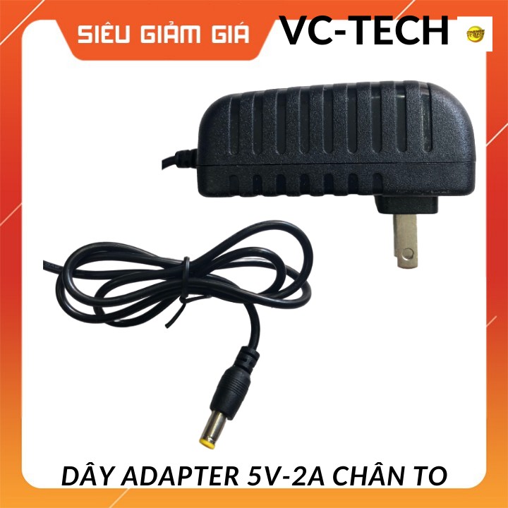 NGUỒN ADAPTER 5V-2A CHÂN TO CHO MODEM. BỘ PHÁT WIFI. SWICH. ANDROID TIVI BOX.