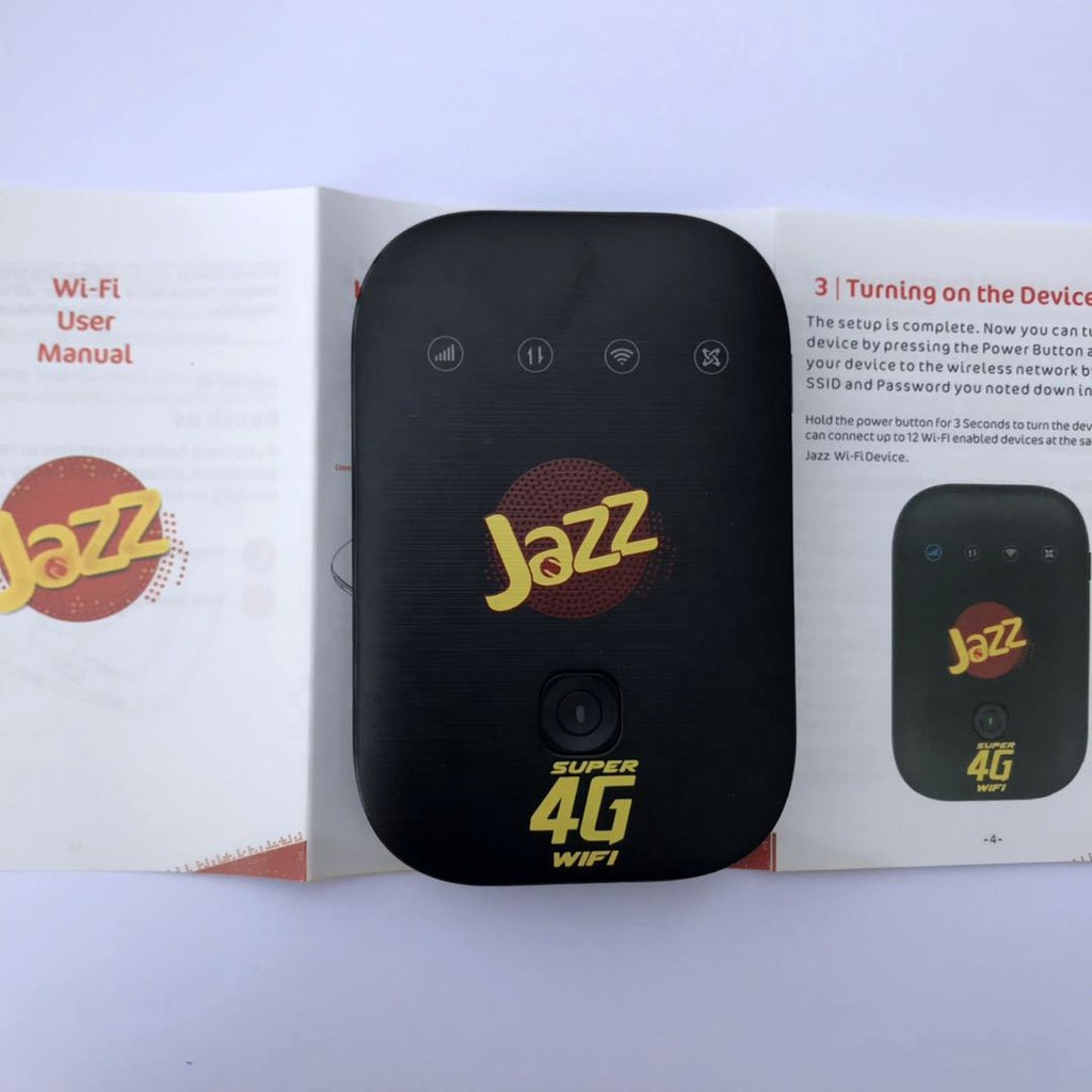 Bộ Phát Wifi 4G Jazz MF673 - Cục Phát Wifi Di Động Jazz Super 4G phát 12 máy kết nối