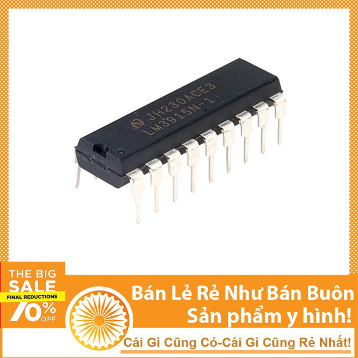 Linh Kiện IC Nháy Theo Nhạc LM3915 DIP18