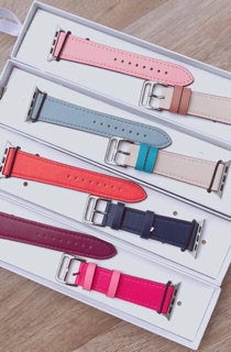 Dây Da Hermes 2 màu cho Apple watch