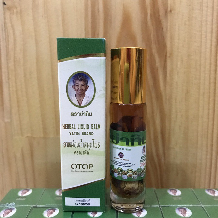 DẦU LĂN THẢO DƯỢC 22 VỊ OTOP HERBAL LIQUID BALM YATIM