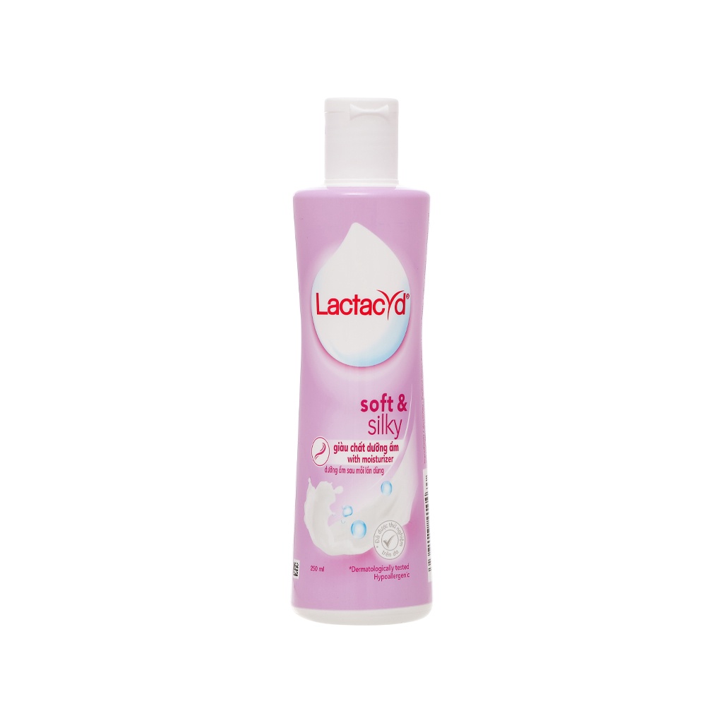 Nước rửa phụ khoa Lactacyd Soft &amp; Silky 250ml