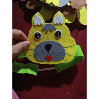 Mũ múa mầm non Mèo con Handmade