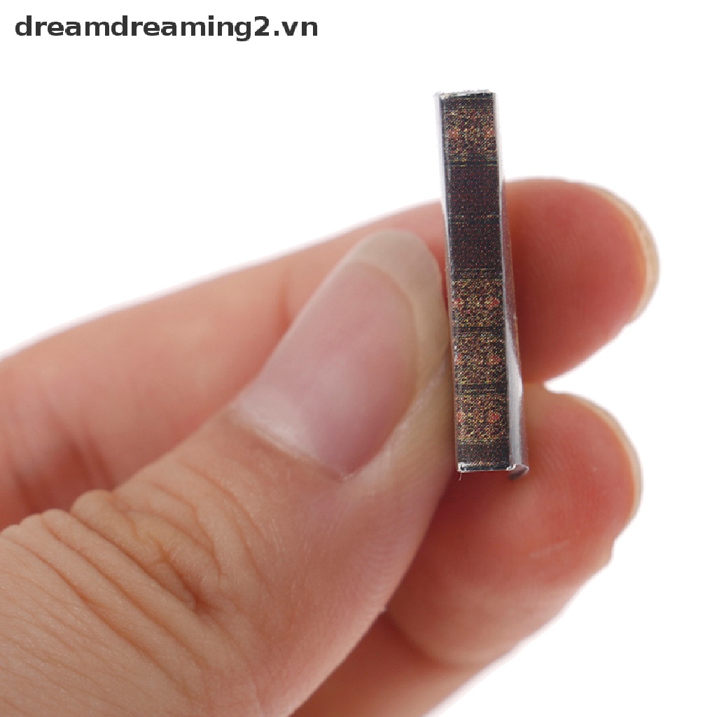 Bộ 3 Mô Hình Sách Cổ Điển Tỉ Lệ 1: 12 Trang Trí Nhà Búp Bê