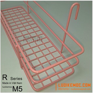Rổ treo lưới Màu Hồng số 2
