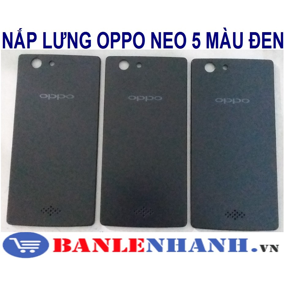 NẮP LƯNG OPPO NEO 5 MÀU ĐEN