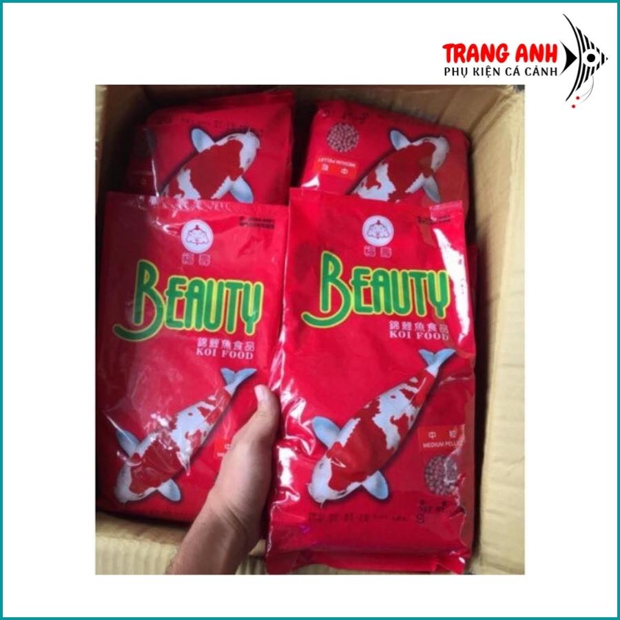 Thức ăn cá koi tăng màu Beauty Koi Food, gói 1kg