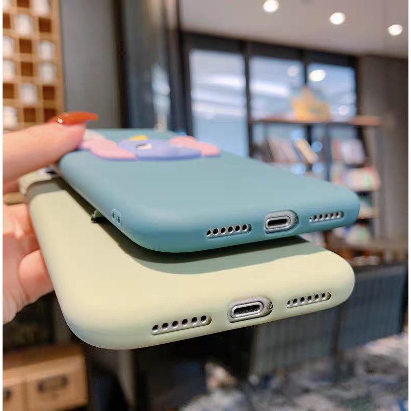 Ốp lưng Samsung J8 J6 J6+ J5 J4 J4+ J2 A21S A20S A10S A7 A6 A6+ Plus Pro Prime 2018 Solid color Cute Animals Soft TPU Case