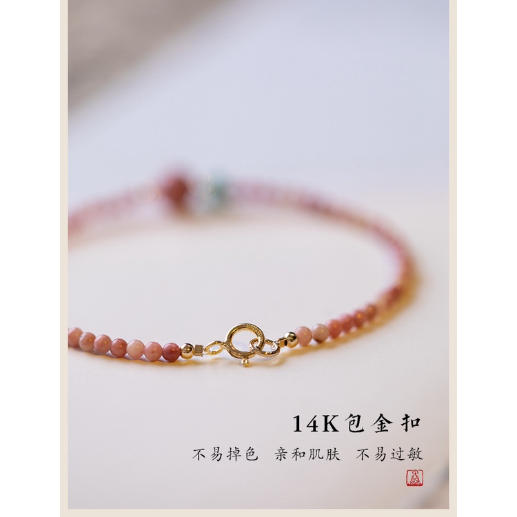 [Hàng Mới Về] Vòng Tay Chuỗi Hạt Hình Thoi Thanh Lịch Cho Nữ