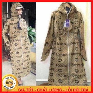 Áo chống nắng nữ toàn thân vải thô kate, mềm mại, thoáng mát, chống tia UV - Hồng Hà Store
