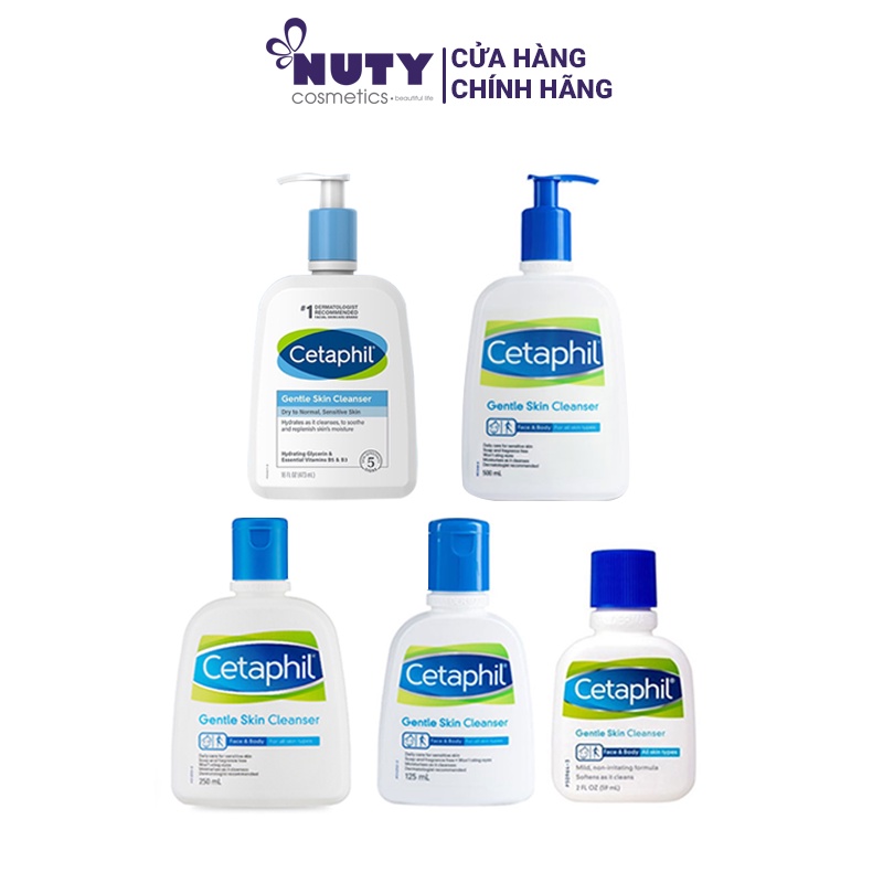 Sữa Rửa Mặt Dịu Nhẹ Cetaphil Gentle Skin Cleanser 500Ml