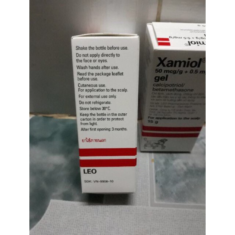 Kem bôi Xamiol, daivonex