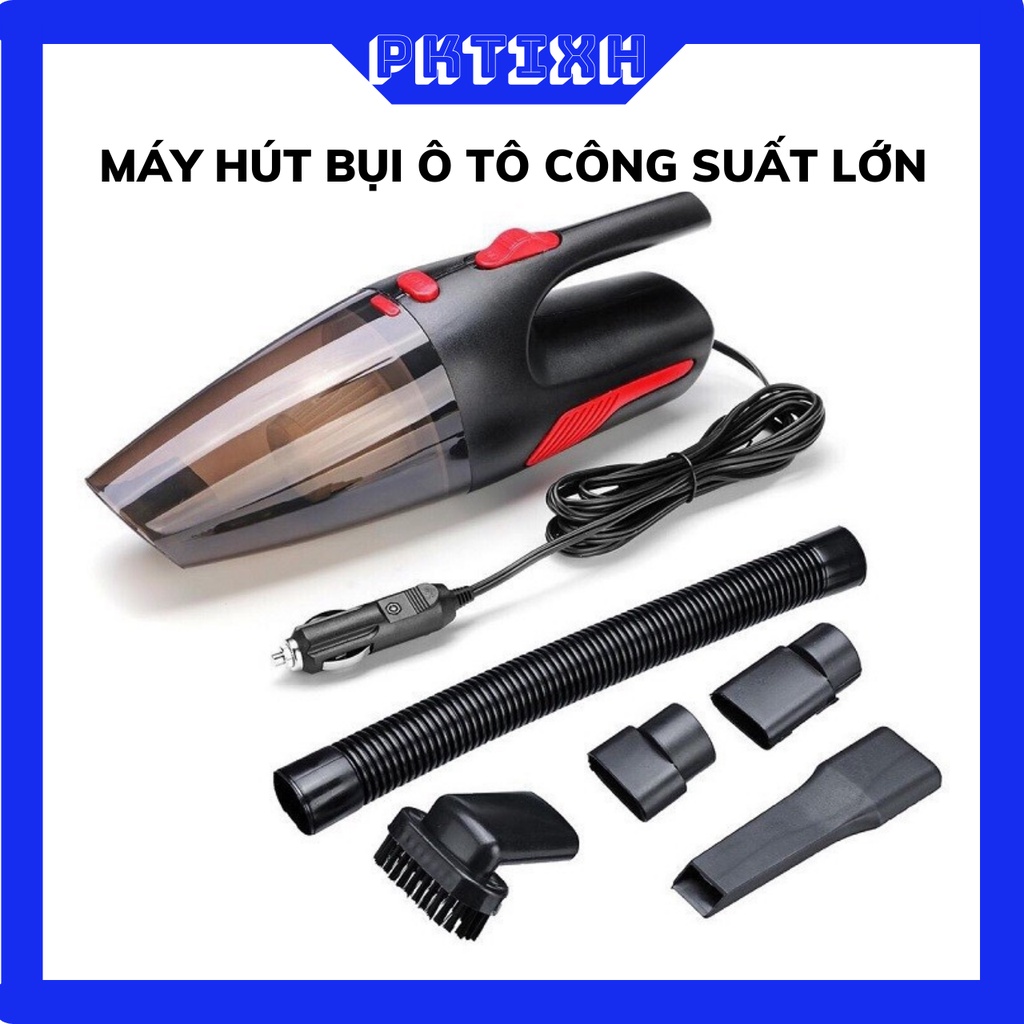 Máy hút bụi ô tô loại công suất lớn 120w không dây và có dây CÓ BẢO HÀNH