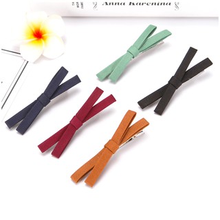 Set 2 Kẹp tóc chéo Đính nơ HÀN QUỐC